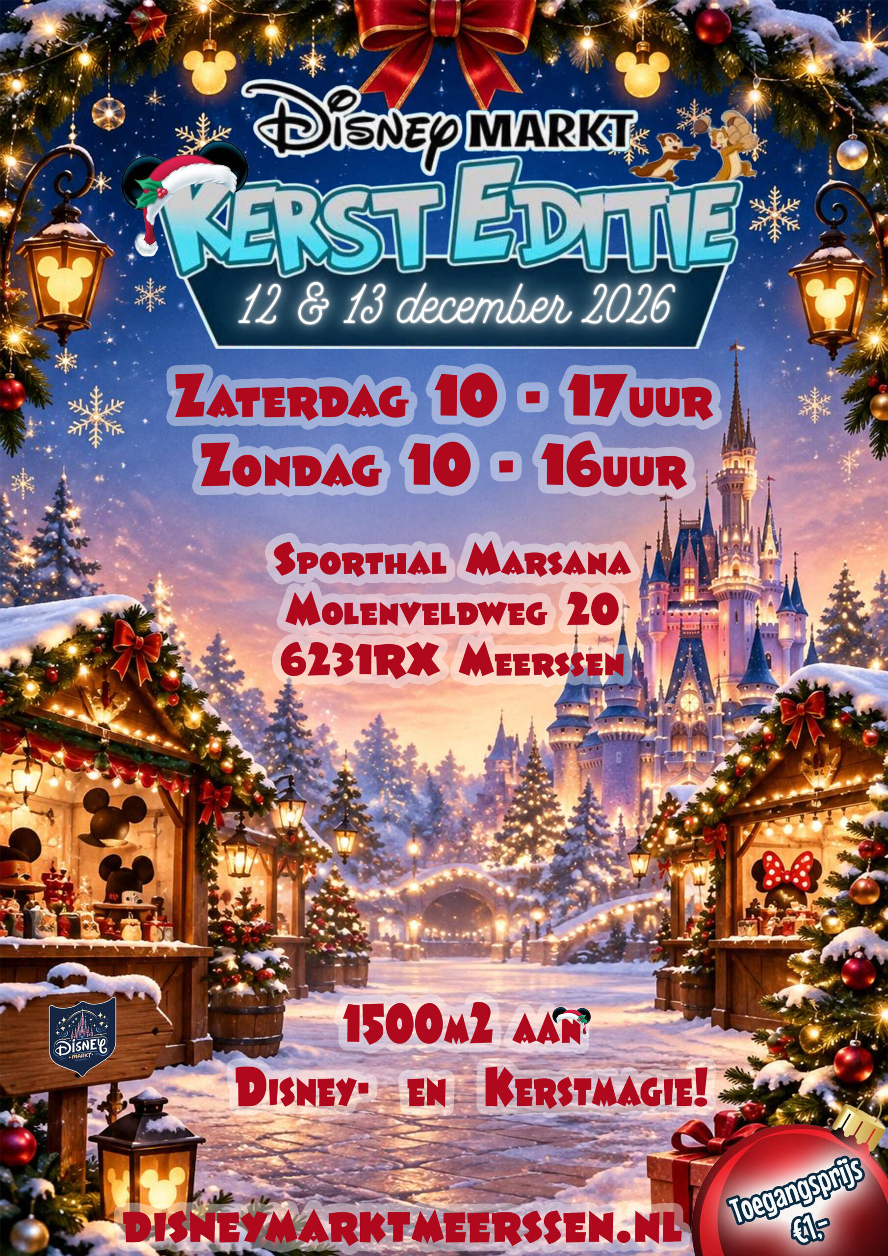 Entree kind (tot 12 jaar) - Kerst Editie 12 DEC